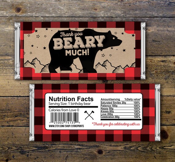 lumberjack bear baby shower