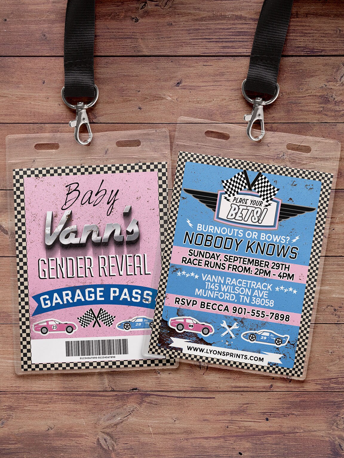gender reveal invitation retro race car invitation pitt pass vintage