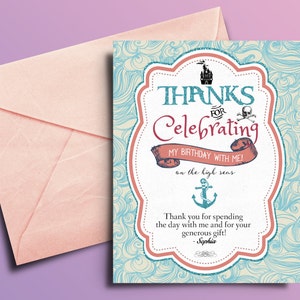 Festa pirata e princesa, cartão de agradecimento, convite de aniversário pirata e princesa, convite princesa e pirata, aniversário de gêmeos, duende