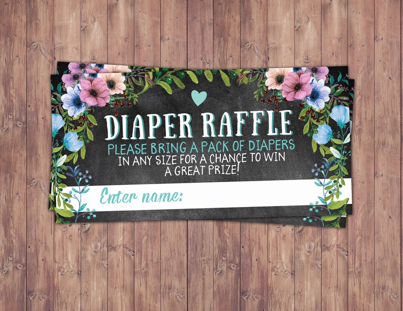 diaper raffle prize for coed baby shower