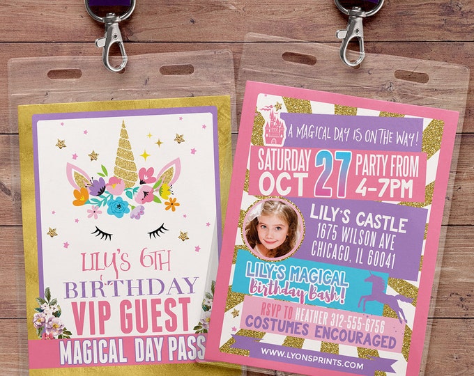 RAINBOW UNICORN Birthday Invitation, Rainbow Unicorn Invitation, Unicorn Invitations, Unicorn and Rainbow Invitation, Fairy