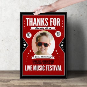 Digital file only , Rock star poster, sign, rock star poster, rock star decor, guitar, rock star birthday