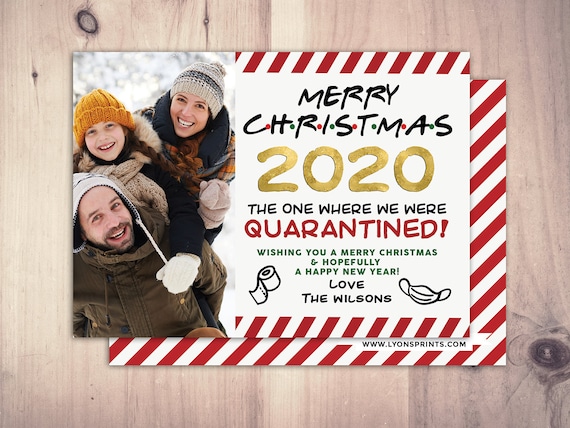 Funny holiday cards, Holiday and seasonal cards, Covid holiday card, greeting card, Christmas card, New Years card, Quarantine Xmas Il_570xn
