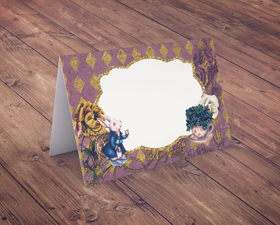 Food tent, Mad Hatter Tea Party, Alice in Wonderland, mad hatter, tea party, party decor, through the looking glass, birthday Il_570xn