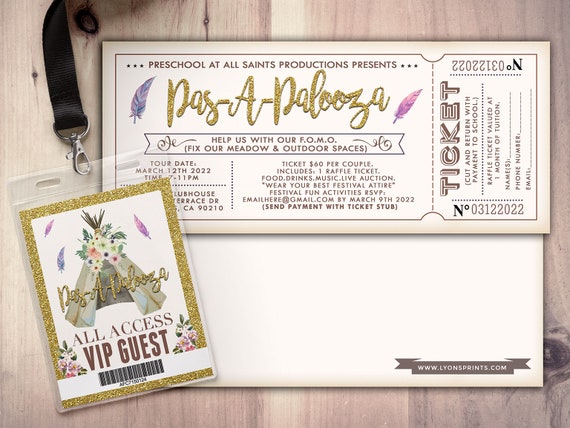 School party invitation, Concert ticket, School dance, Rockstar party, Graduation invite, School event invite Il_570xn