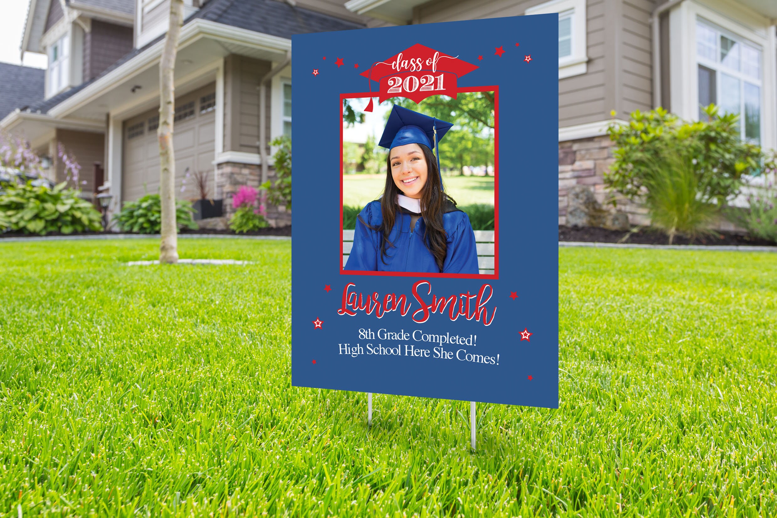 Class of 2022 Graduation, Digital File Only, Photo Yard Sign Design ...