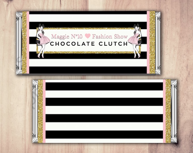 Digital file, Birthday Candy Bar Wrapper, Paris birthday,  Birthday Candy Wrappers - shabby Chic- 40th, 21st, 30th, 50th, 60th, 70th,