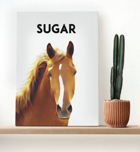 Custom Pet Portraits, Your Pet Photo turned into art, Personalized Digital horse Portraits, horse Portraits, Custom Pet Art, Pet Drawing Il_570xn