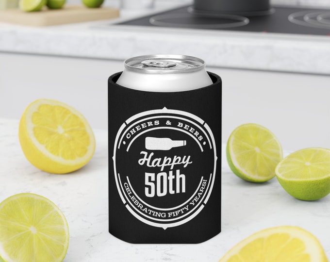 Personalized Insulated Can cooler,  funny birthday favors, 40th birthday, 30th birthday. 50th birthday, slim can, regular can