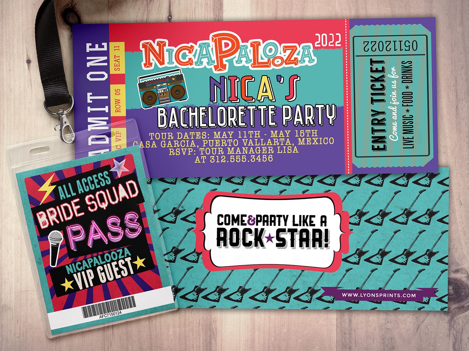 Bachelorette Party Invite Template Free Download