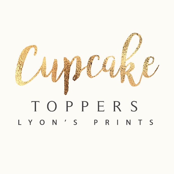 Add On _ Matching Cup Cake Topper _ Printable/Digital file Il_570xn