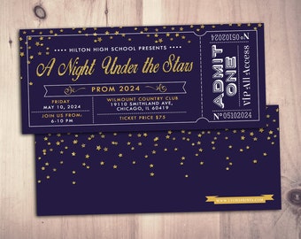 Prom invite, Homecoming invitation, New Years Eve Invitation,  New Years Party, New Years Invite,  Glitter Invitation