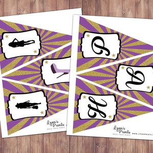 Rock the Runway banner, fashion party decor- pop-star-  rockstar party, fashion birthday,glitter, runway, poster, sign