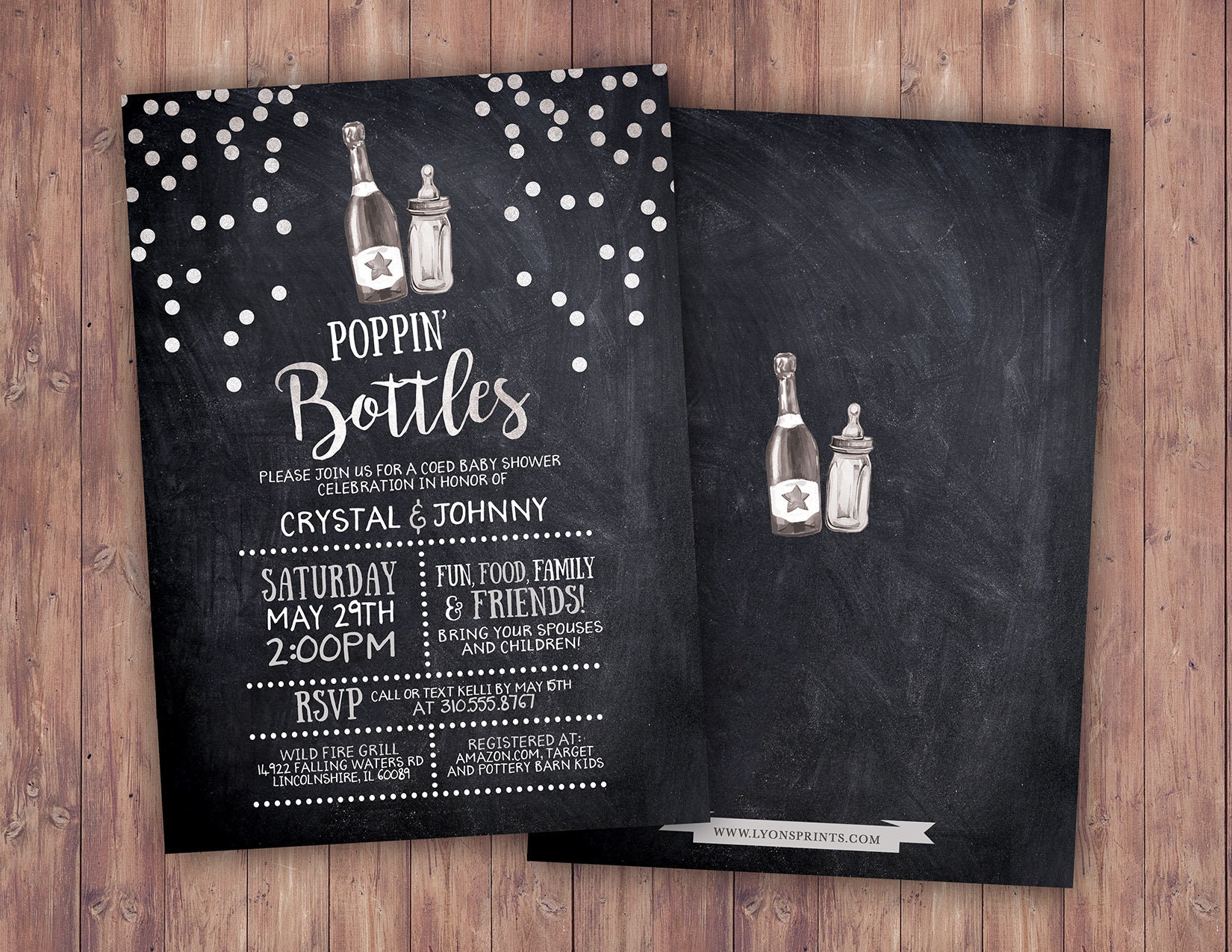 co ed baby shower invites