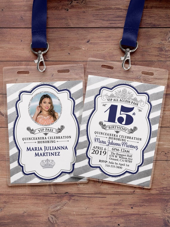 ANY AGE, Princess Invitations - Princess Birthday Party Invitations, first birthday, 1st birthday, VIP pass, Quinceanera, sweet 16, 15th Il_570xn