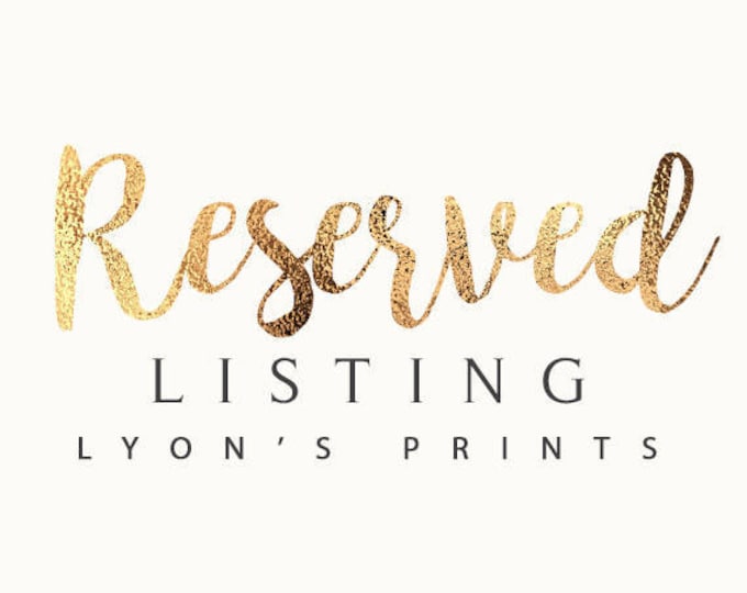 RESERVED LISTING