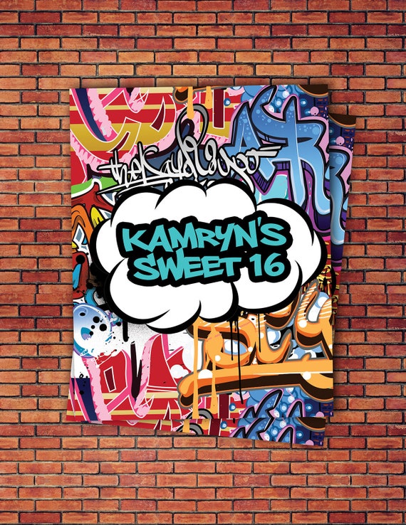 Digital files. Favor box labels, Fresh Prince, Birthday, Baby Shower, Hip Hop, 90s, Graffiti ,90s party, HipHop party GRAFFITI, stickers Il_570xn