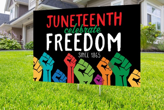 Juneteenth, Black lives matter yard sign design, Digital file only, No Hate sign, Black rights, Love thy neighbor, Black lives matter, Il_570xn