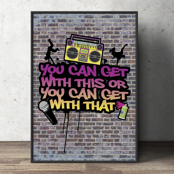 Fresh Prince, 90s party signs, Birthday, Baby Shower, Hip Hop, shower game, 90s, party decor, Graffiti, birthday, DJ, 90s party Il_570xn