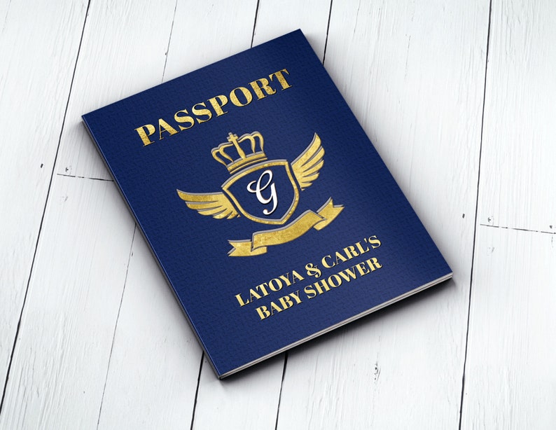 baby shower,Digital files only PASSPORT and TICKET baby shower invitation Coed baby shower invitation travel baby shower invitation