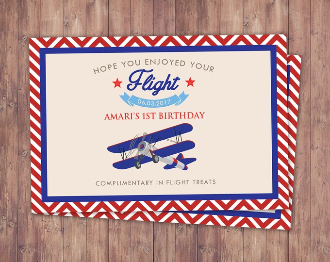 Vintage Airplane, party favor, Birthday, Vintage, Rustic, Airplane, Birthday Party, first birthday, time flies, label, airplane label