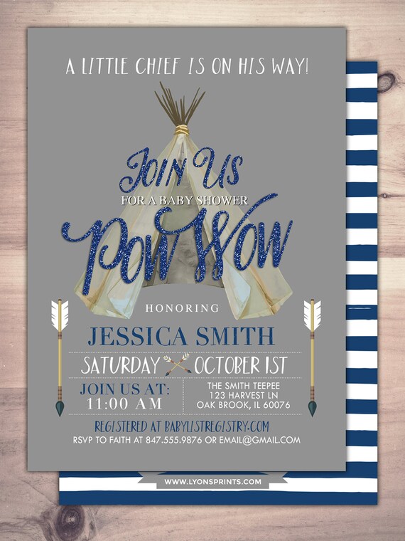 teepee baby shower invitation, indian baby shower invite, aztec baby shower  invite,boy, invitation, aztec, arrow, pow wow, boho, tribal