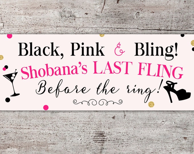 Bachelorette party banner, digital file only, bachelor, bachelorette, wedding, bridal shower,, bachelorette party decorations,