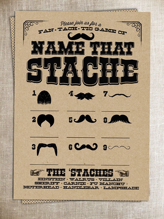 Mustache Bash Baby Shower, advice for mommy - Mustache Shower- shower game - Little Man- baby shower, boy baby shower, mustache, Il_570xn
