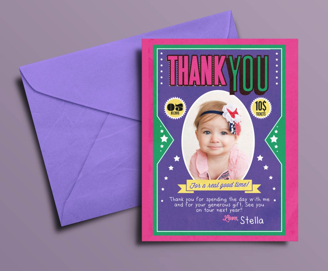 Thank You Card Greeting Card All Occasion Card Rockstar - Etsy