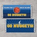 Personalized Basketball Candy Bar Wrapper, Printable Chocolate Bar ...