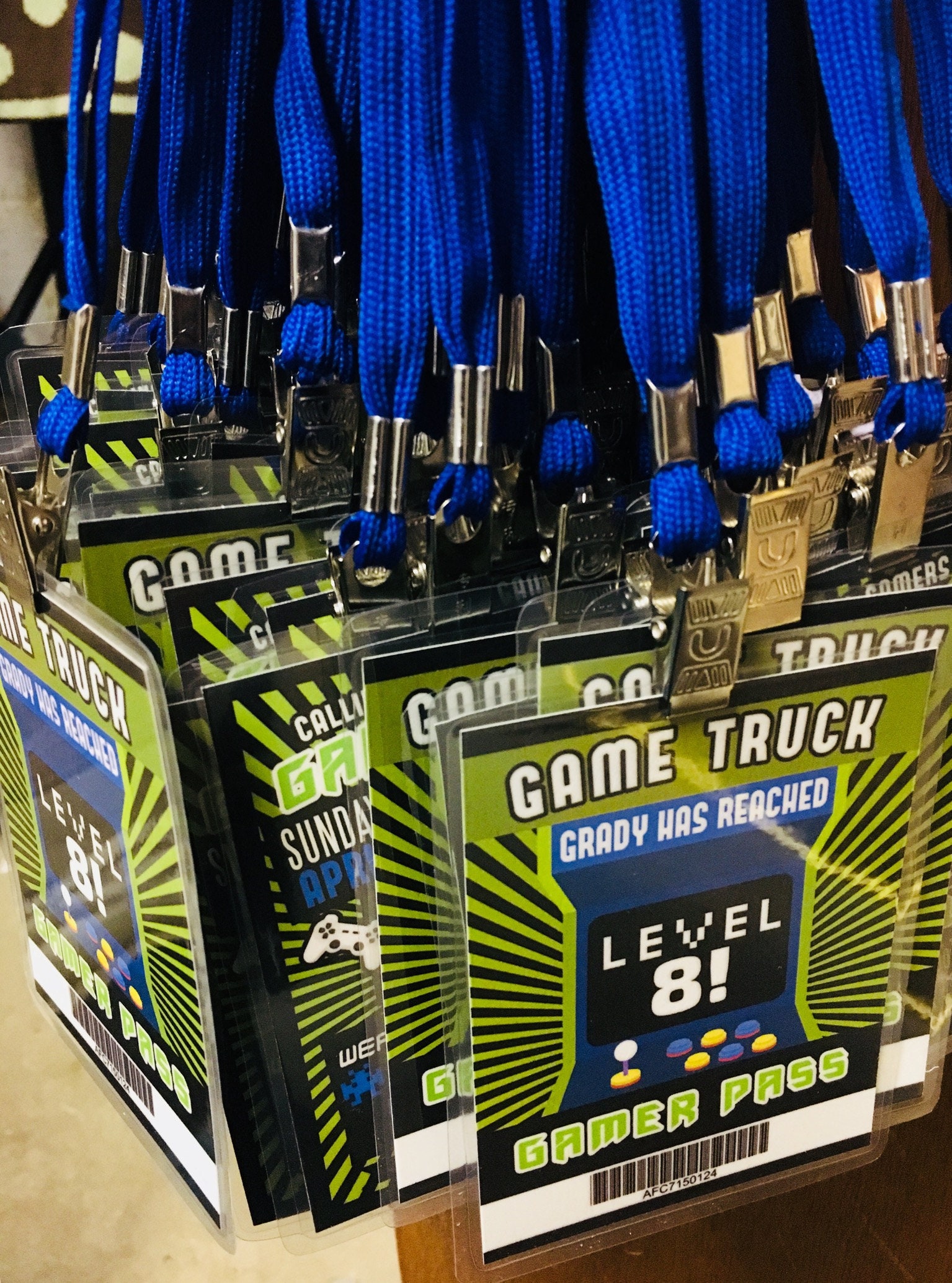 Game Truck Party Invitations Custom Video Game Gamer Birthday Party Game Truck Party Invitations Custom Video Game Gamer Birthday Party