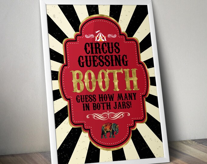 Circus welcome sign Carousel birthday sign Carnival party welcome sign, freak show, Come one Come all show, Digital file only