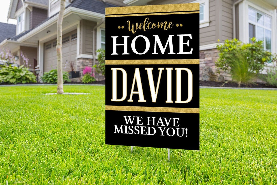 Home Yard Sign Design, Digital File Only, Air Force, Navy, Army