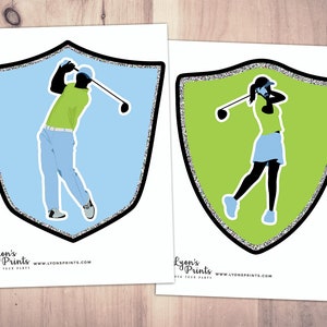 Golf party decor, centerpiece picks, Miniature Golf party, Golf Birthday Par-Tee, hole in one, boy birthday, girl birthday