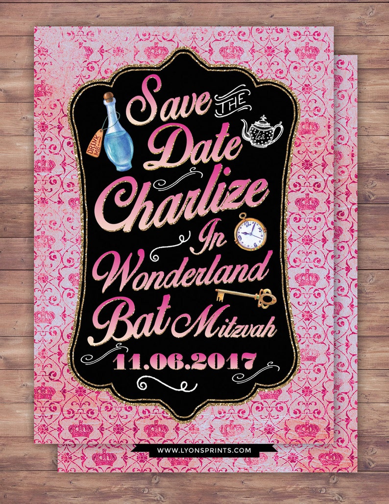 Save The Date Bat Mitzvah Bridal Shower Birthday Wedding Etsy Save The Date Bat Mitzvah Bridal Shower Birthday Wedding Etsy