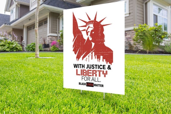 Black lives matter yard sign design, Digital file only, No Hate sign, Black rights, human rights, Kindness sign, Black lives matter, Poster Il_570xn