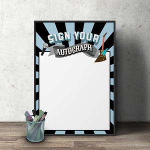 Digital ROCK STAR  birthday party sign- Music- pop star,  rockstar party, rock star decor, rock star birthday, party sign, printable