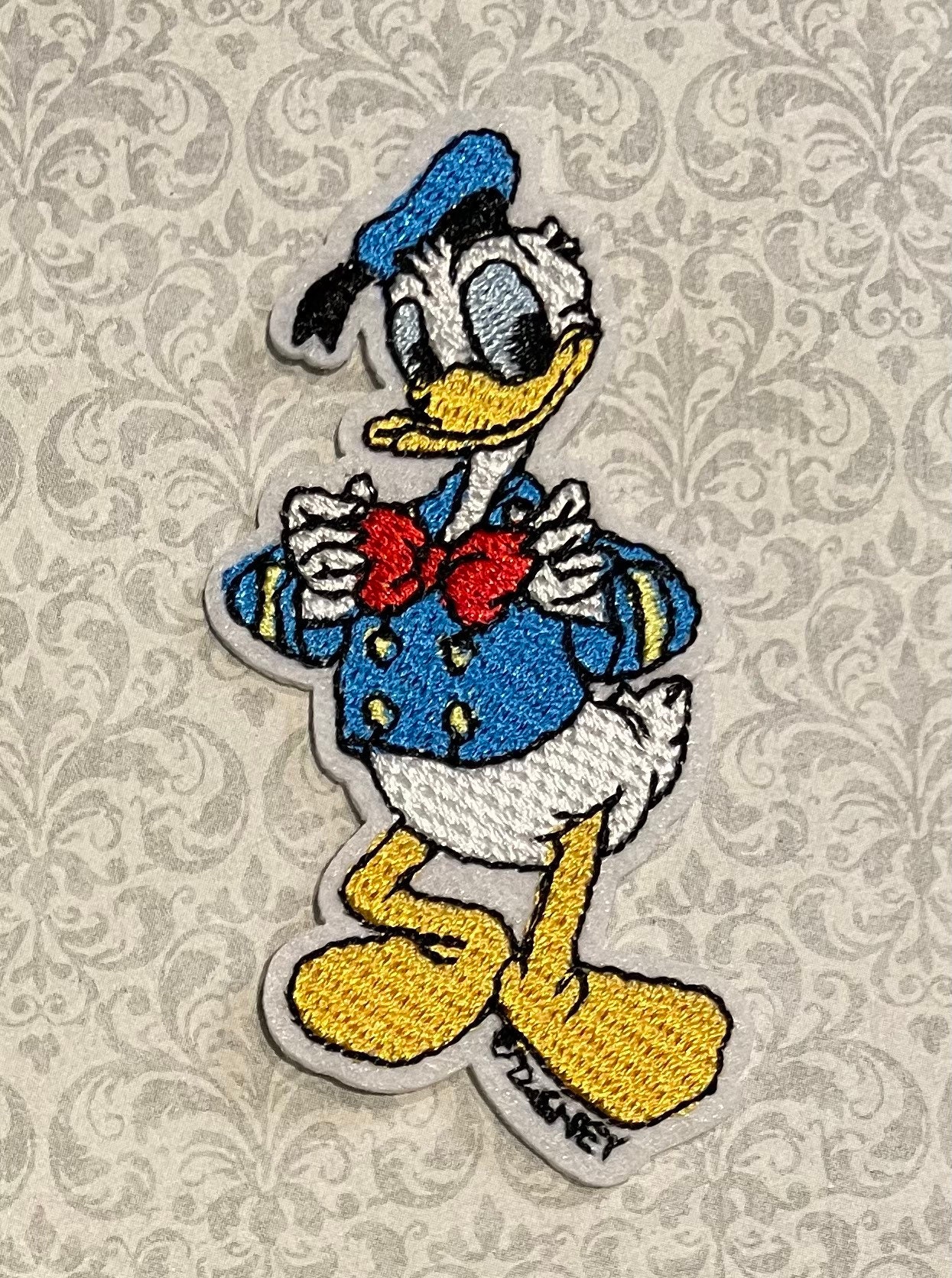 Donald Duck Iron on Patch Duck Patches Heart Patches Iron on 