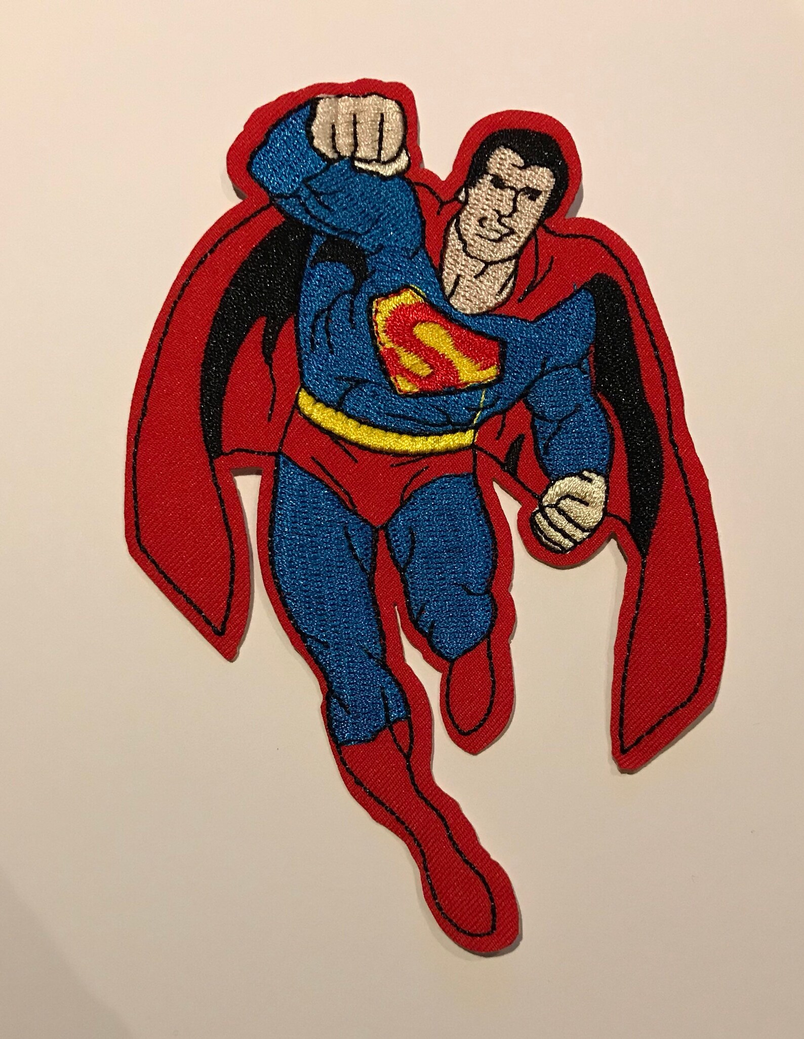 Superman Iron On Patch Two Sizes Etsy