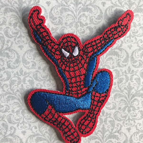 Hero Iron On Patch  -  Spider-Man Iron On