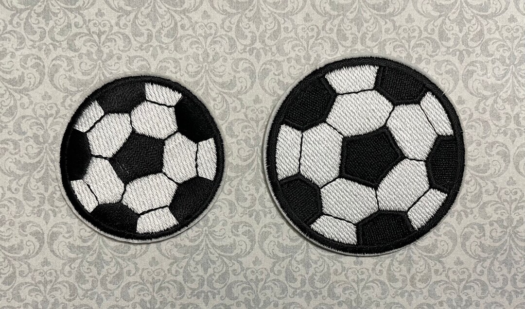 Soccer Ball Iron on Patch Sports Ball Football Iron On Etsy