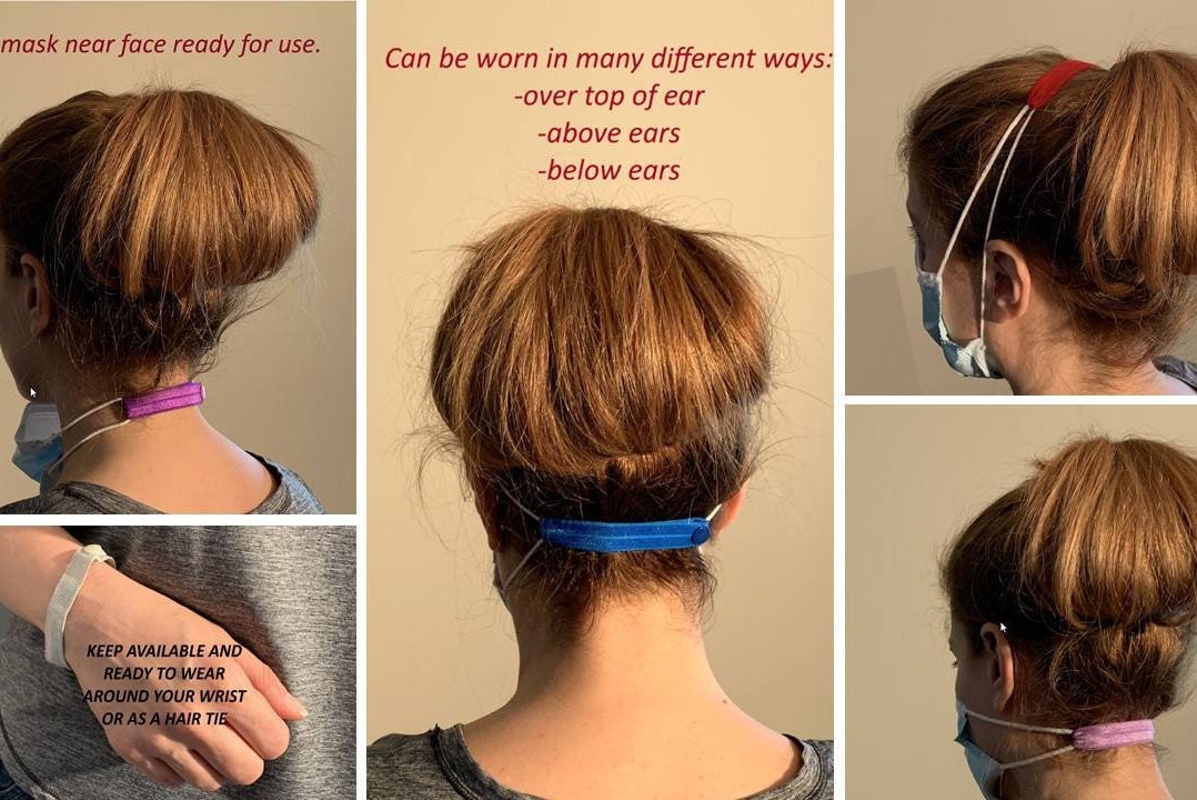 5 pack of Ear Saver Extender Straps / Ear Savers for Face Mask Extenders