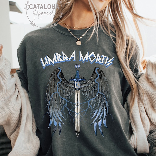 LICENSED, Comfort Colors, Umbra Mortis Hunt t-shirt, Bryce Danika Ruhn Danaan Rhysand, Sarah J Maas, Crescent City tshirt, Ruhn Danaan tee