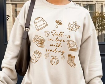 Fall Cozy Readers Club Sweatshirt, Book Lover Sweater Bookworm Tee Autumn Reader Bookish Things Fall Bookish hoodie Halloween Spooky Season