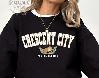 Crescent City Postal Service, House of Earth and Blood, Crescent city otter, Sarah J Maas, Crescent City shirt, Bookish SJM sweatshirt