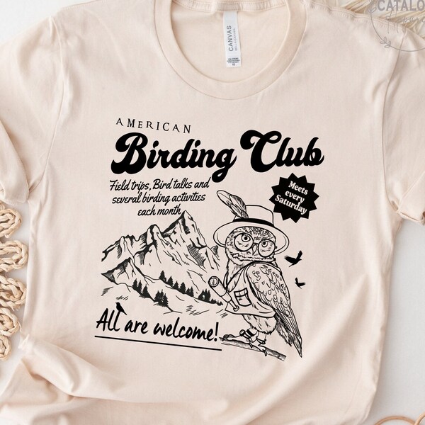 Bird Watching T Shirt, Birding club shirt, Bird Nerd shirt, Nature Lover Shirts, Funny Bird Watcher Shirt, Gift For Bird Lover, Twitcher