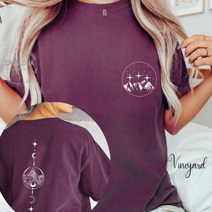 Comfort Colors tee, Feyre's Tattoo Shirt, Feyre's Tattoo, Night Court shirt, A Court of Thorns, The City of Starlight, ACOTAR tee image 3