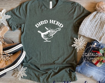 Bird Nerd shirt, Bird Watching T Shirt, Bird Lover Tee, Nature Lover Shirts, Funny Bird Watcher Shirt, Gift For Bird Lover, Unisex bird tee