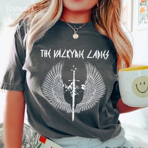 LICENSED | Comfort colors t-shirt, The Valkyrie Ladies shirt, Valkyrie in training shirt, Nesta, A Court of Silver Flames, Acotar inspired