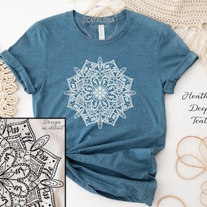 Cuss Word Mandala T-Shirt, Funny Hidden Swear Word Shirt, Hidden Curse Word Mandala Shirt, Sarcastic Gift for Her, Hidden curse word mandala